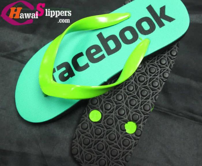 Screen Print Facebook Thailand Slippers