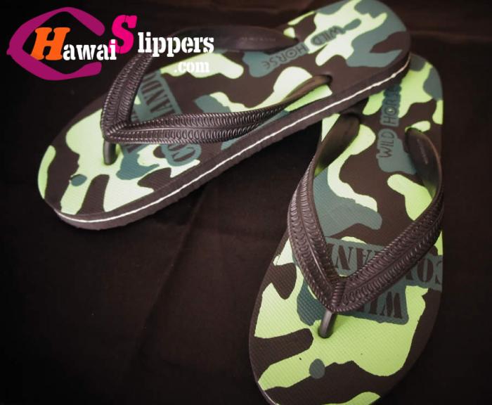Thai Manufactured Army Printed Slippers